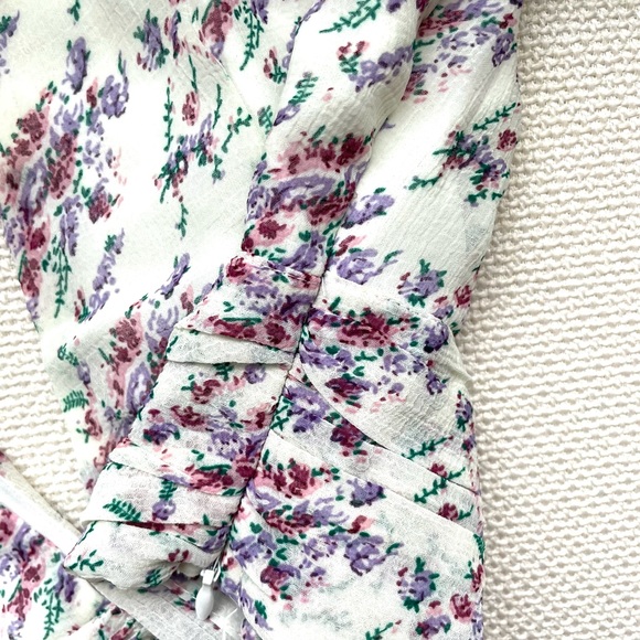 Nasty Gal floral crop top size 4 NWT - Picture 7 of 8